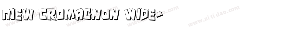 Niew CroMagnon Wide字体转换